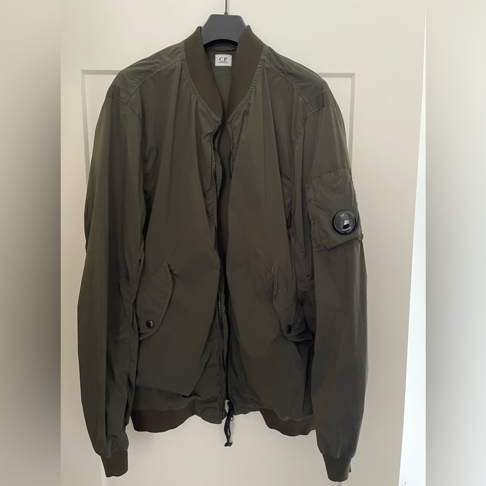 CP Company Dark Olive Bomber Jacket size XXL